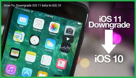 How To Downgrade From Ios 11 Beta To Ios 10 On Iphone 7766s5