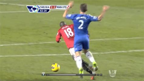 Manchester united vs chelsea team. Chelsea vs Man.Utd Ashley young Diving - YouTube