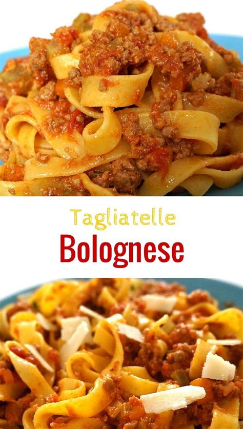 Tagliatelle Bolognese - Classic Italian Meat Sauce | Recipe ...