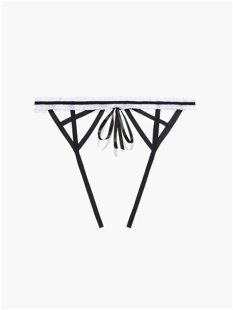 At My Service Crotchless Knickers in Black | SAVAGE X FENTY UK United