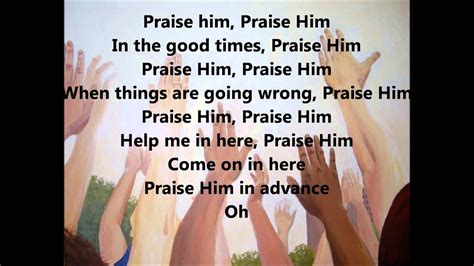 Struggling with him and i? Praise Him in Advance Lyrics by Marvin Sapp - YouTube