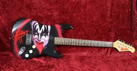 Gene Simmons Airbrushed Guitar Collectionzz