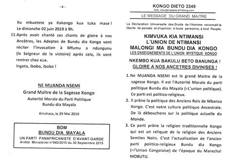 Mfumu Muanda Nsemi Kongo Dieto 3349 Nkembo Kua Bakulu Beto