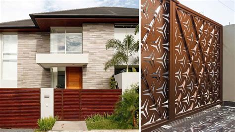 Inspirasi Terbaru Modern House Gate Design Paling Trend