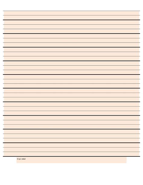 Handwriting Paper Printable Lined Paper Lined Paper Templates