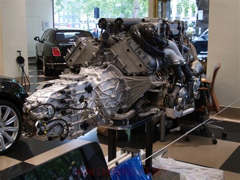Bugatti Veyron W16 Engine And Gearbox At Hr Owen London