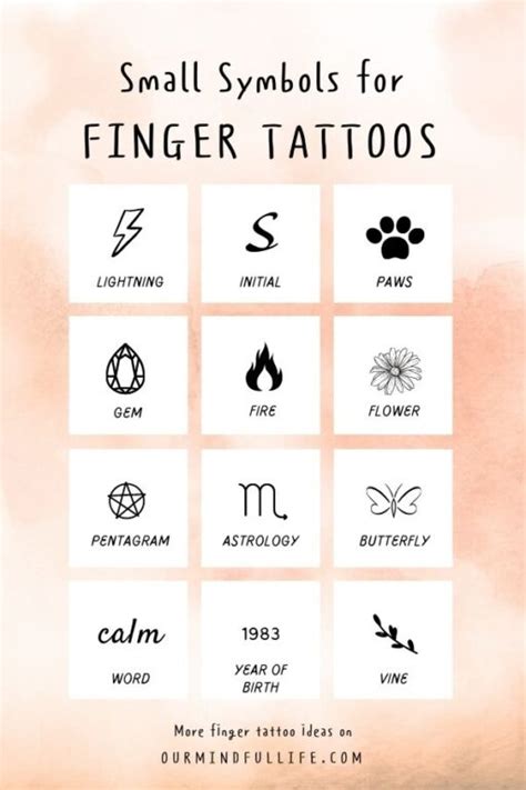 72 Unique Small Finger Tattoos With Meaning Our Mindful Life