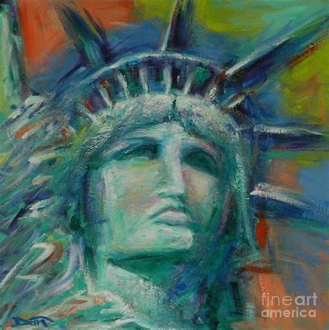 Shine On Liberty Painting By Dan Campbell Pixels