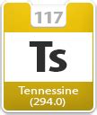 Atoms must have equal numbers of protons and electrons. Atomic Number of Tennessine Ts