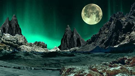 Moon Landscape Wallpapers Top Free Moon Landscape Backgrounds