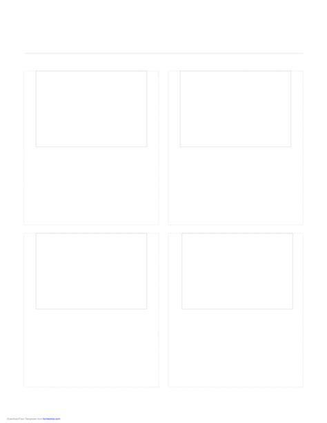 Storyboard With 2x2 Grid Of 43 Full Screen Screens On Letter Paper