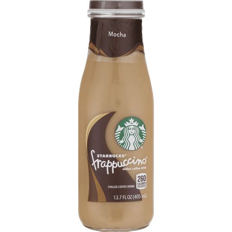 Starbucks Frappuccino Mocha Iced Coffee 13 7 Oz Glass Bottle Walmart Com