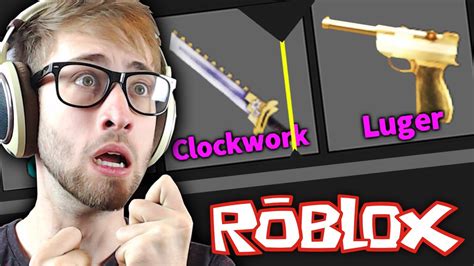 Roblox Murder Mystery 2 Double Godly Crate Unboxing Youtube
