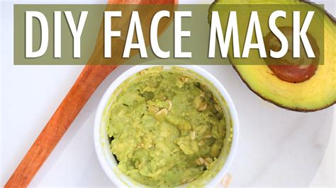 Diy Avocado Face Mask For Clear Skin Youtube