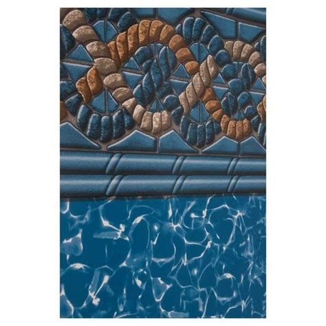 Unibead Oval Mystri Gold 52 In Depth Above Ground Pool Liner 20 Mil