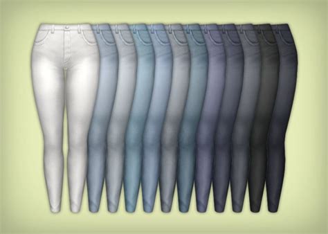 Sims 4 Cc Cuffed Jeans