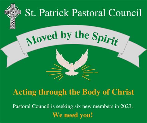 Pastoral Council Saint Patrick Roman Catholic Church