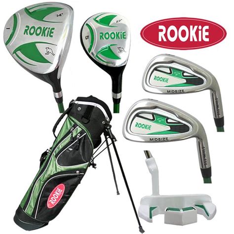 Rookie 6 Pce Kids Golf Set Green 7 To 10 Yrs 1 Golf Gear Australia