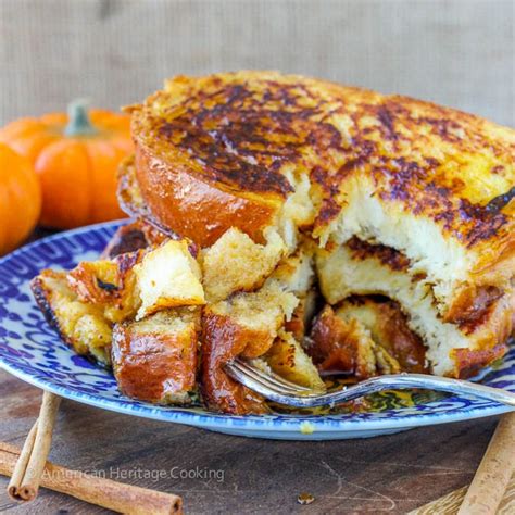 Pumpkin Spice French Toast For Two
