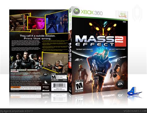Mass Effect 2 Xbox 360 Box Art Cover By Agentlampshade