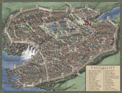 Pieter T Maps Maps Fantasy City Map Fantasy World Map Fantasy City