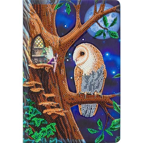 Diamond Painting Fairy Tale Owl Notitieblok 175 X 26 Crystal Art By