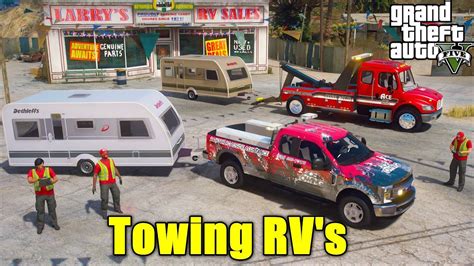 Ace Towing Convoy Hauling Camper Trailers To Larrys Rv Dealership