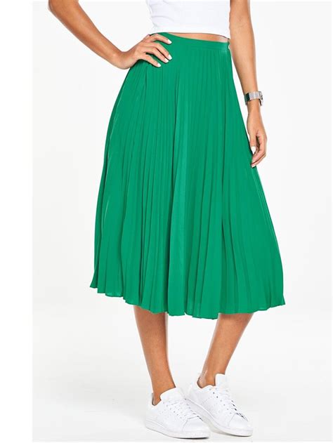 V By Very Pleated Midi Skirt Keep Your Autumn Wardrobe Fresh And