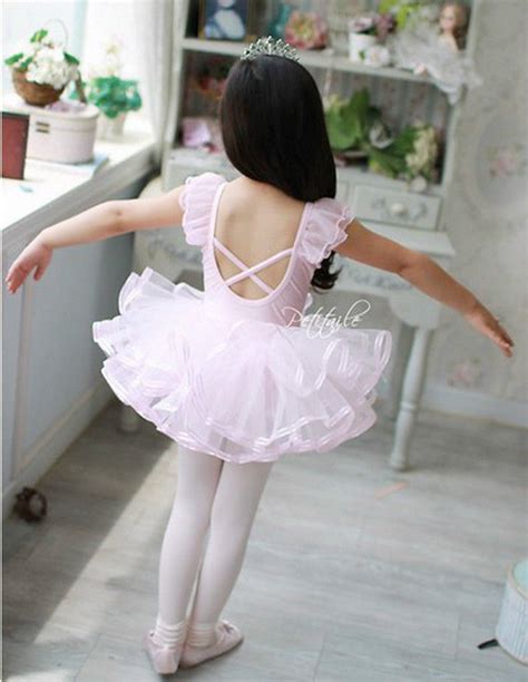 Girls Kids Leotard Ballet Tutus Pinkblue Dancewear Skate Dresses 3 8y