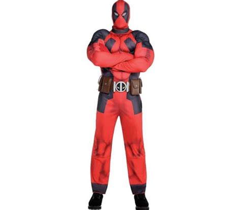 Marvel Deadpool Muscle Halloween Costume Adult More Options Available