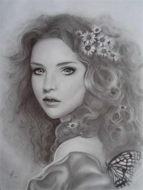 Drawing relaxes and feels good. 10+ Beautiful Girl Drawings for Inspiration - Hative