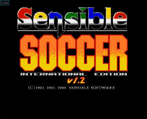 Sensible Soccer International Edition For Amiga Cd32 The Video