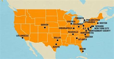 Amazon Data Center Locations Map