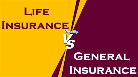 Difference Between Life Insurance And General Insurance Tutors Tips