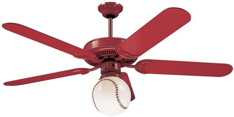 Hunter baseball fan 44 ceiling fan in simulated leather finish, showing the aluminum side of the how to replace a ceiling fan doing this yourself can always save you money. Sport ceiling fans - Lighting and Ceiling Fans