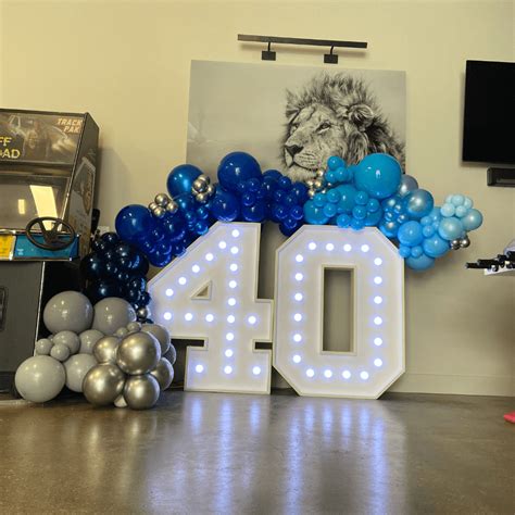 Led Numbers Letter Marquees Top Notch Balloon Creations