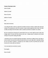 Pictures of Pre Termination Letter Of Lease Contract