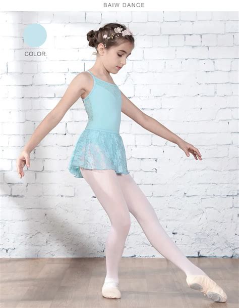 117241054 Kids Camisole Lace Ballet Leotards Girls Cute Dance Leotard