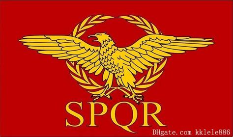 Acquista Bandiera Impero Romano 90 X 150 Cm Poliestere Roma Spqr
