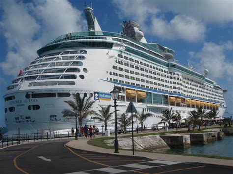 Royal Caribbeans Explorer Of The Seas Docked At Kings Wharf Bermuda