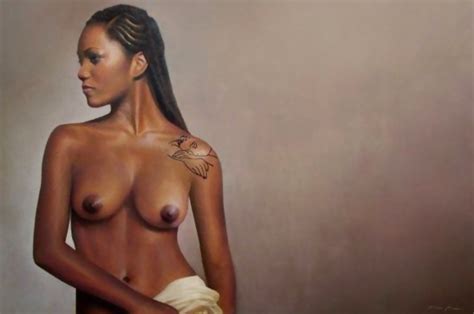 Pintura Moderna Y Fotograf A Art Stica Mujeres Africanas Desnudos