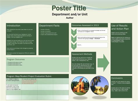 Poster Powerpoint Template Academic Poster Research Poster