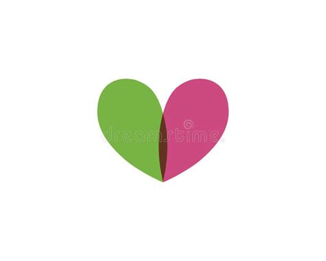 Love Logo And Valentine Day Symbols Vector Template Icons App Stock