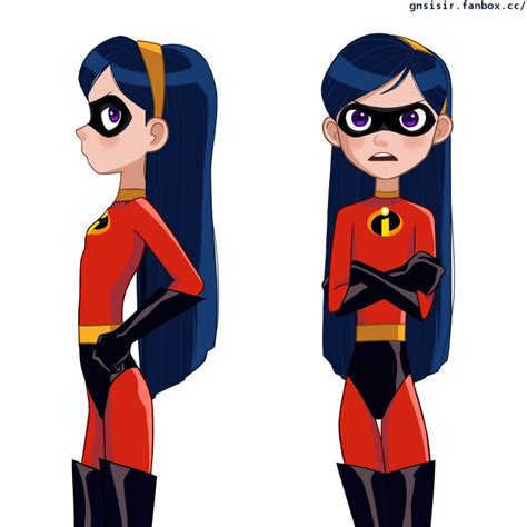 Gnsisir Violet Parr The Incredibles Absurdres Commentary English Commentary Highres Girl