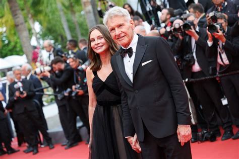 Harrison Ford And Calista Flockhart Hold Hands On Cannes Red Carpet
