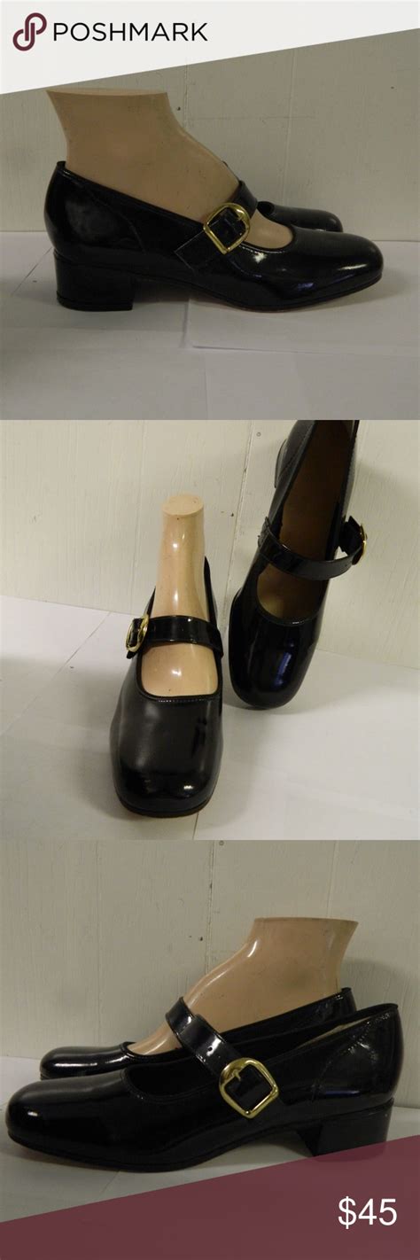 Super Cute Black Patent Leather Mary Janes Shoes Patent Leather Style