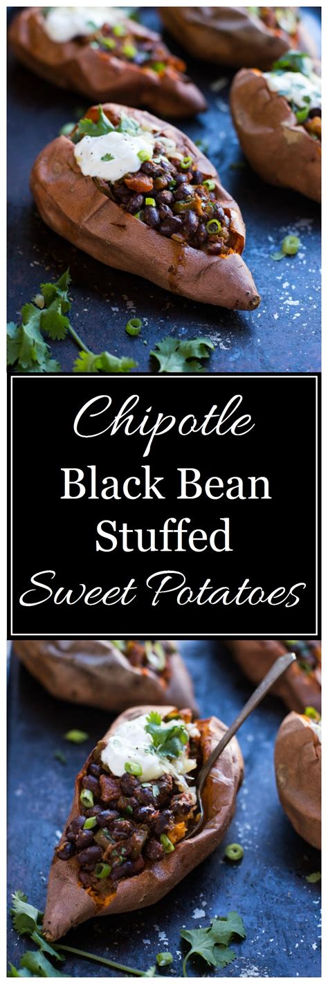 Black Bean Chipotle Stuffed Sweet Potatoes Making Thyme