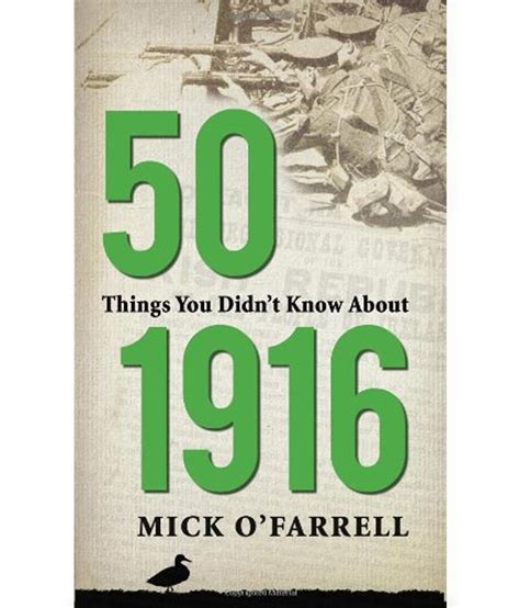 50 Things You Didnt Know About 1916 Buy 50 Things You Didnt Know About