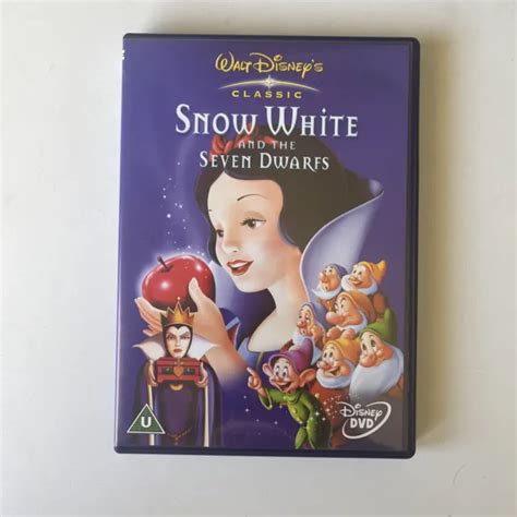 Snow White And The Seven Dwarfs Dvd Disney Region 2 Uk Release £287