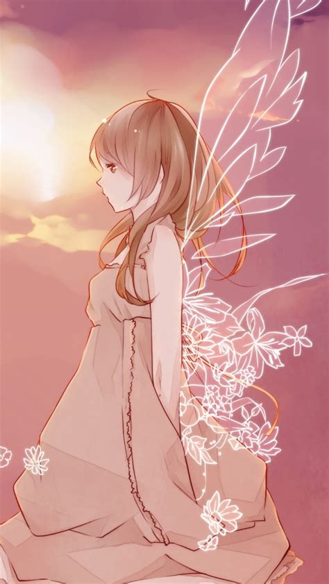 Anime Girl With Wings Nàng Tiên Phim Hoạt Hình
